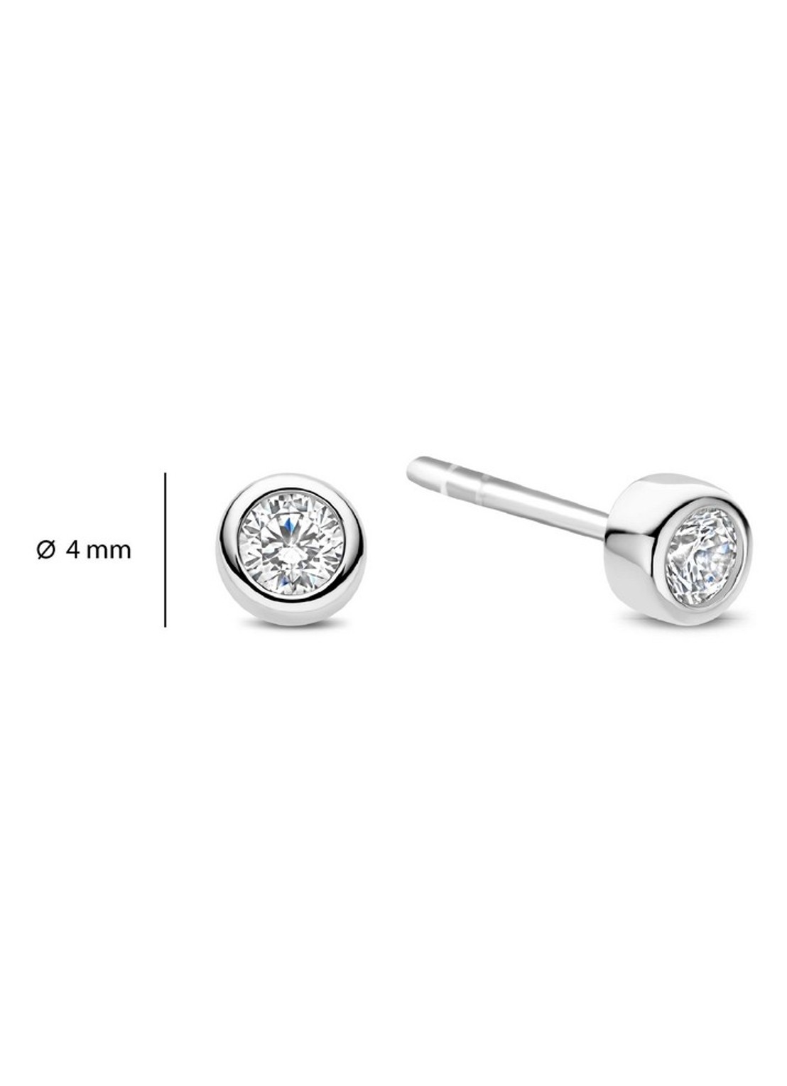 TI SENTO - Milano Oorknopjes 78057ZI - detail 2 zilver