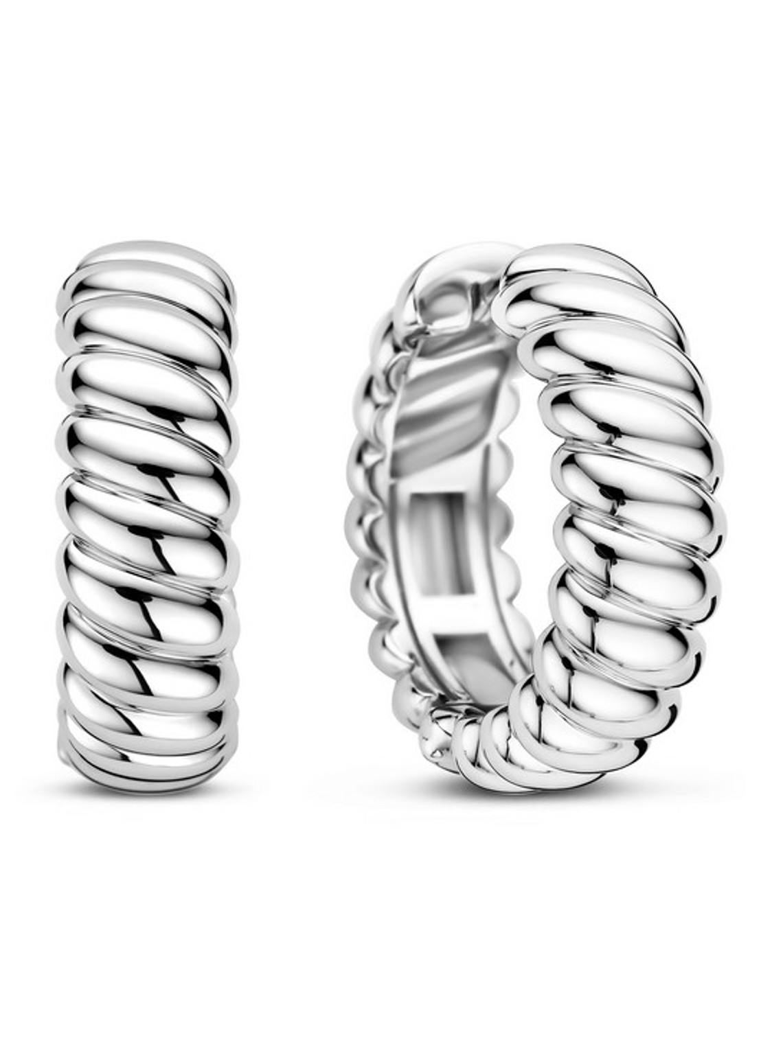 TI SENTO - Milano Oorringen 78066SI - voorkant zilver