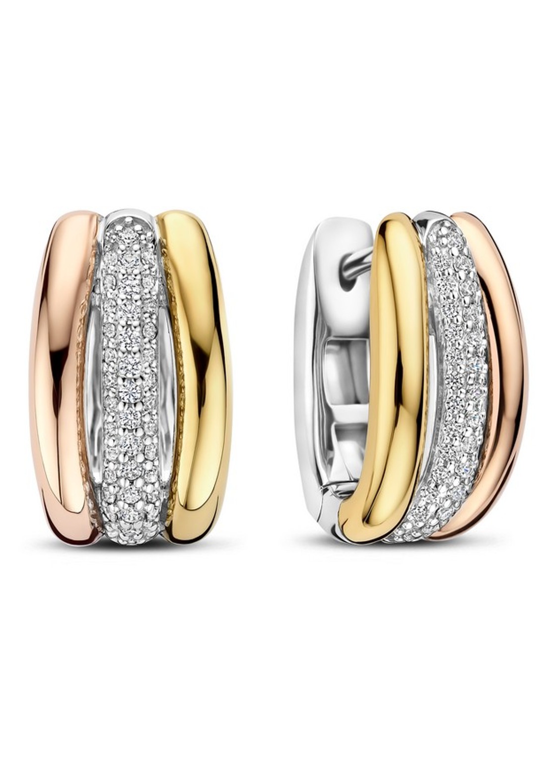 TI SENTO - Milano Oorringen 78072TZ - voorkant 3 goud
