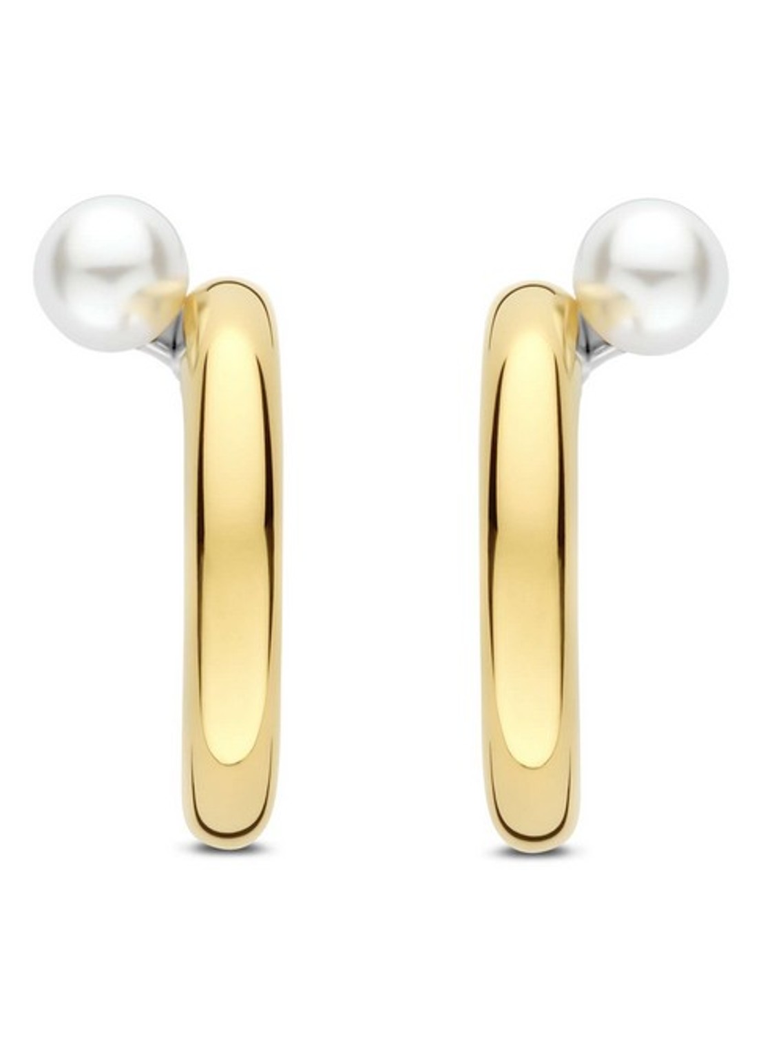 TI SENTO - Milano Oorringen met parel 78081YP - detail zilver