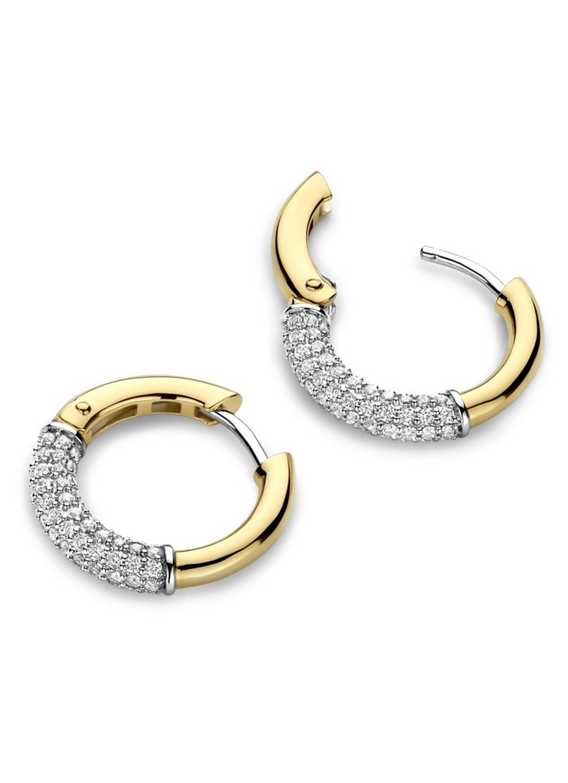 TI SENTO - Milano Oorringen met zirkonia 78088ZY - detail 2 goud