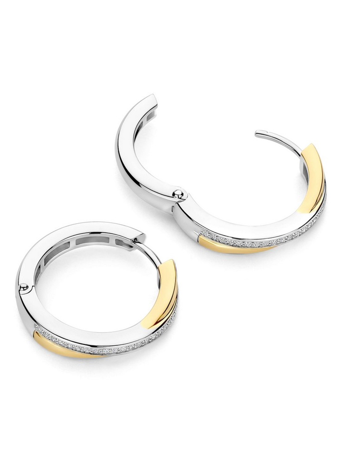 TI SENTO - Milano Oorringen met zirkonia 78099ZY - detail 2 goud