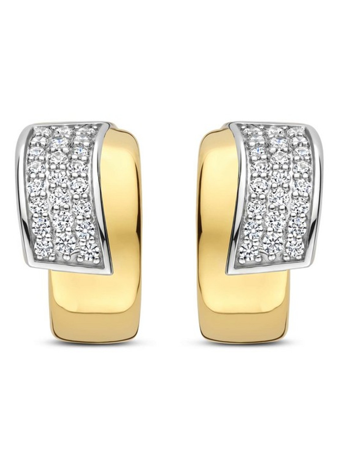 TI SENTO - Milano Oorringen met zirkonia 78109ZY - detail 3 goud