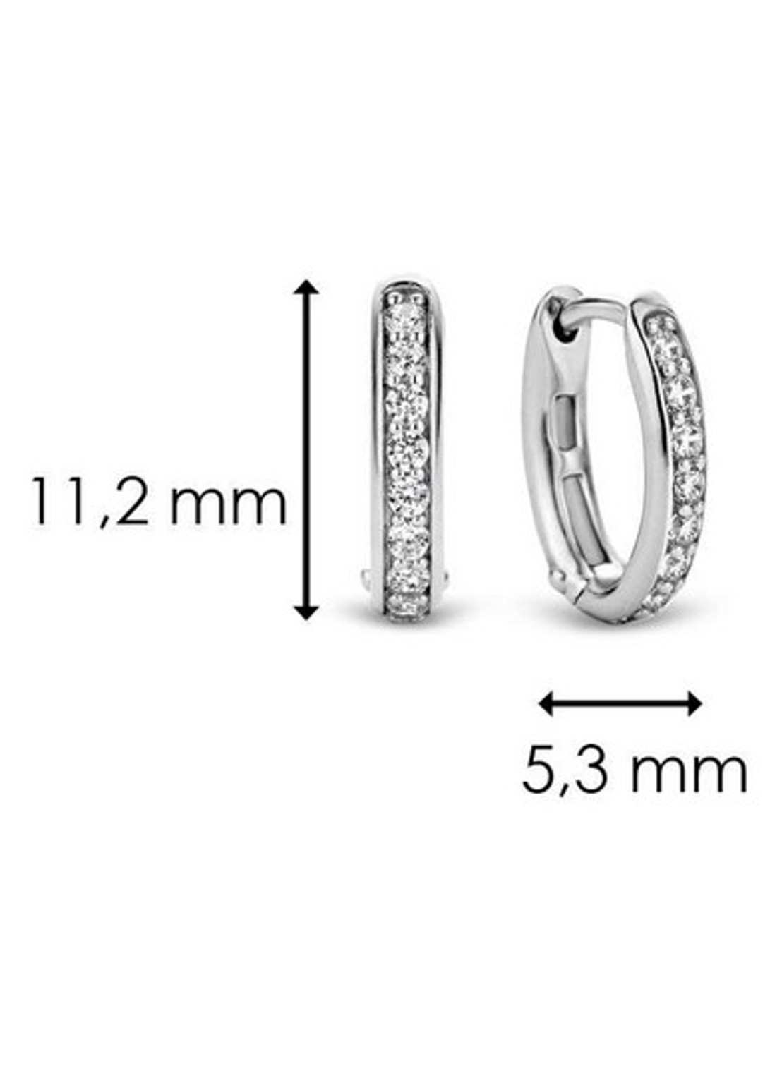 TI SENTO - Milano Oorringen van zilver 7759ZI - detail 6 zilver