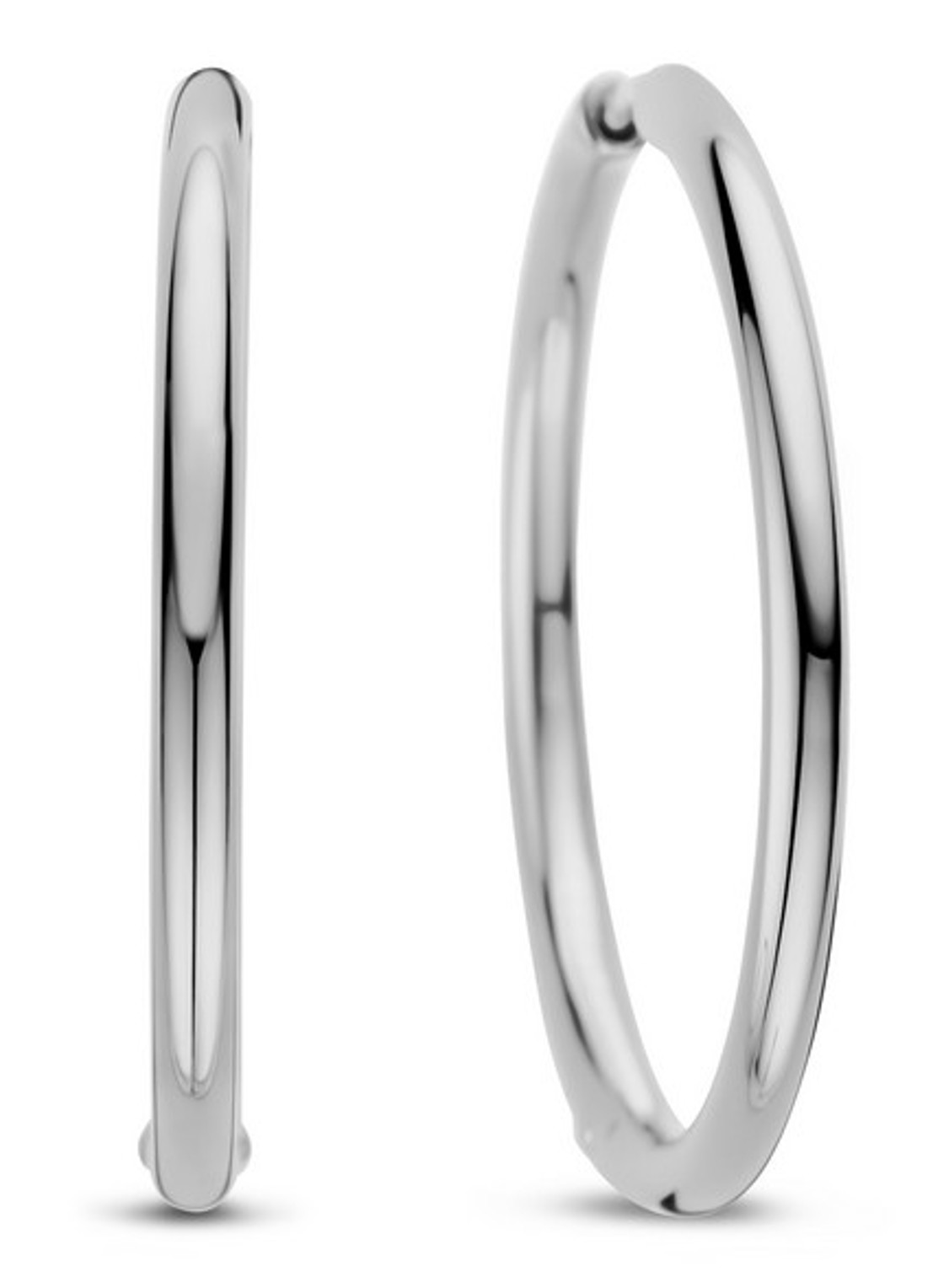 TI SENTO - Milano Oorringen van zilver 78007SI - detail zilver