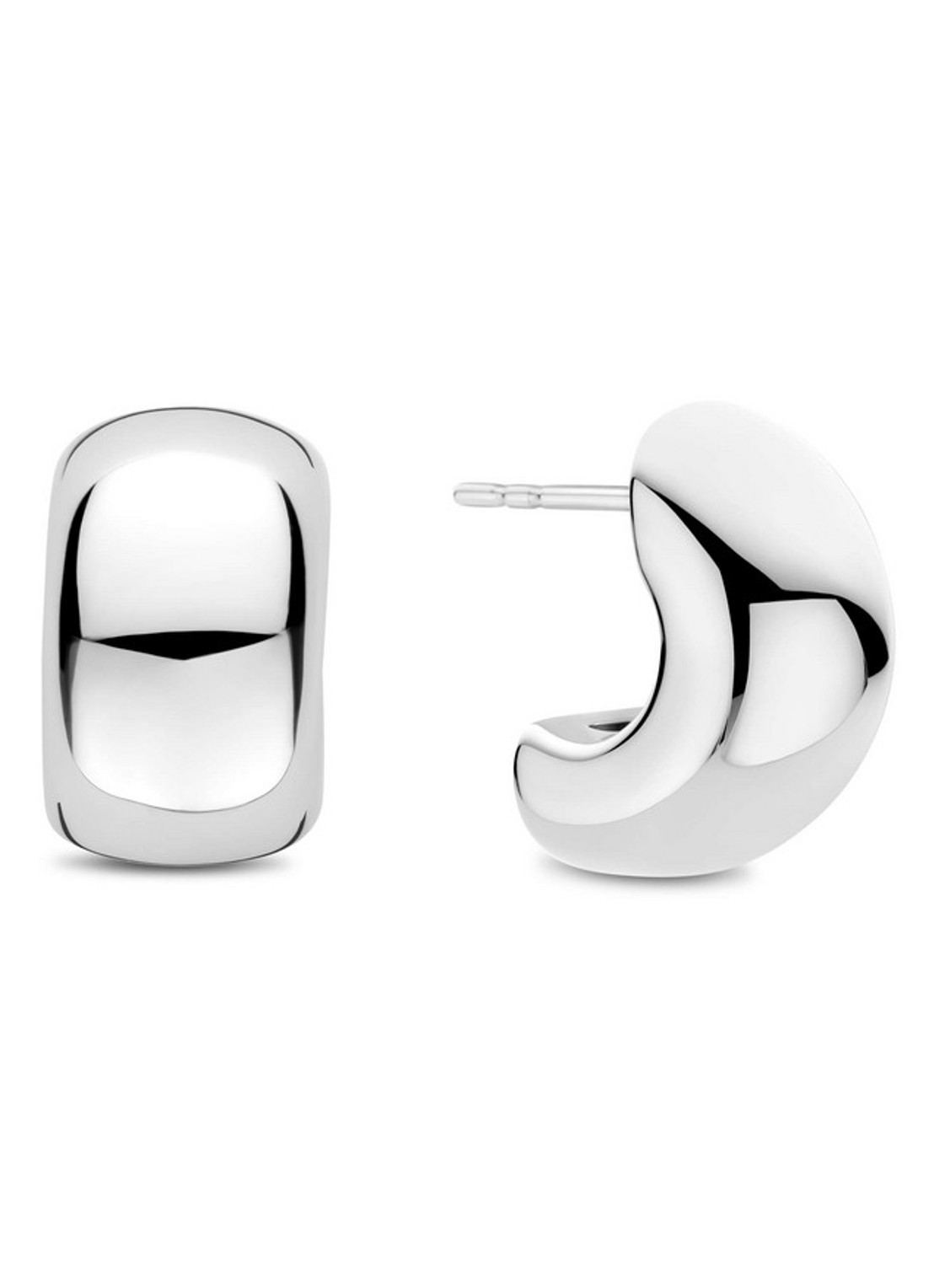 TI SENTO - Milano Oorringen van zilver 78048SI - voorkant 3 zilver