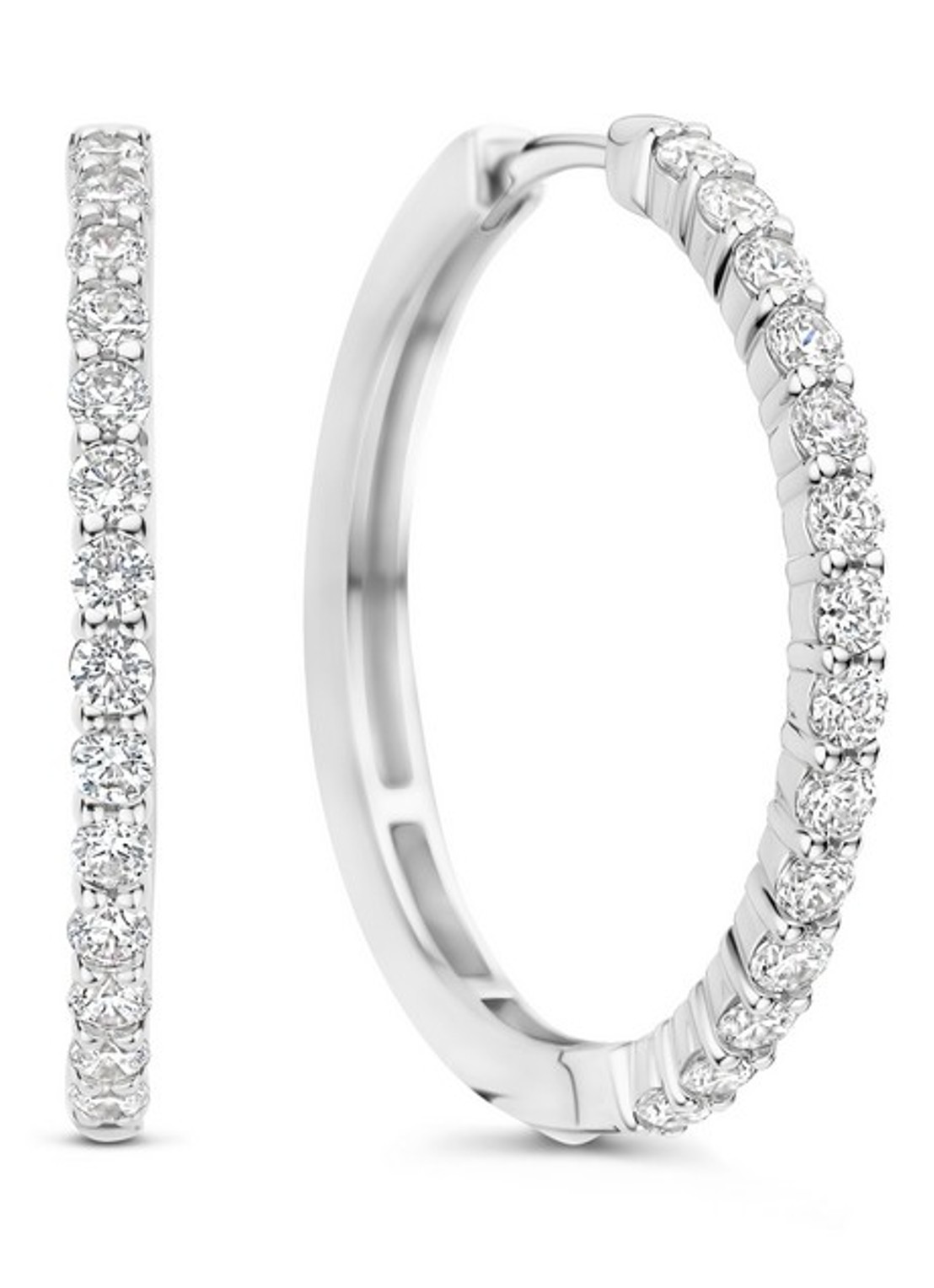 TI SENTO - Milano Oorringen van zilver 78078ZI - voorkant 4 zilver