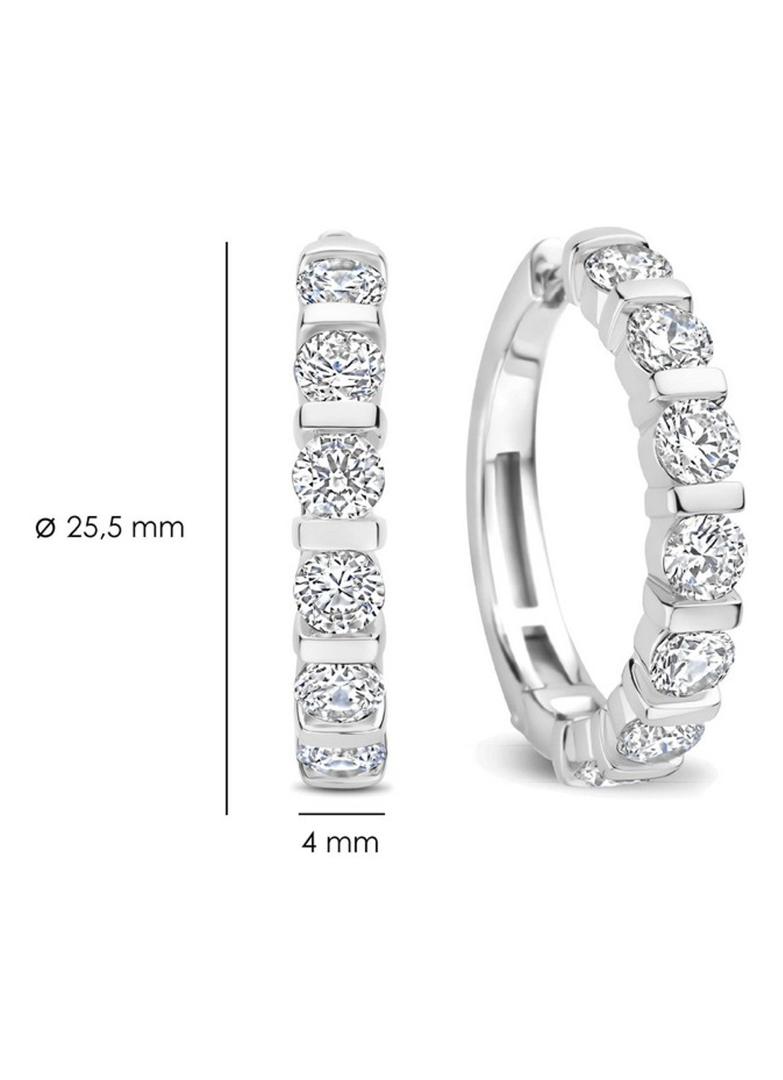 TI SENTO - Milano Oorringen van zilver 78084ZI - detail 5 zilver