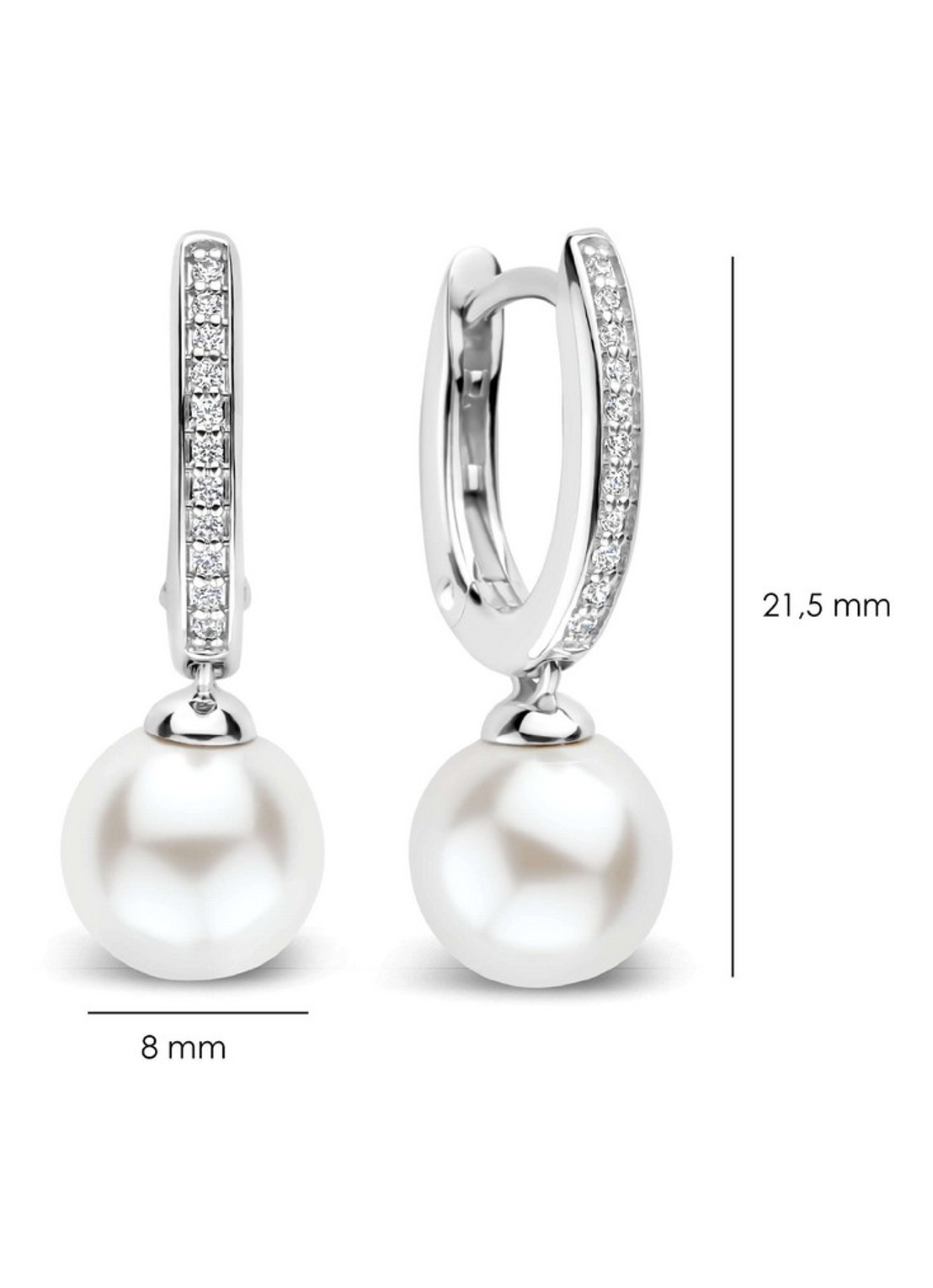 TI SENTO - Milano Oorringen van zilver 78092PW - detail 2 zilver