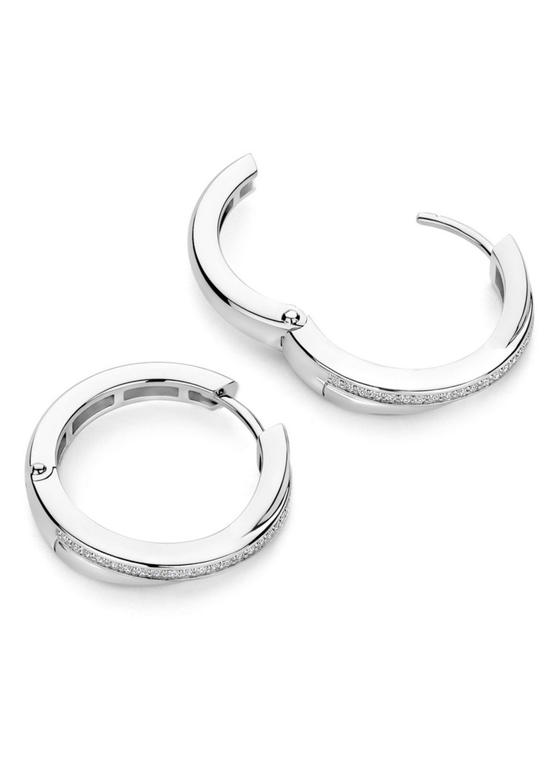 TI SENTO - Milano Oorringen van zilver 78099ZI - detail 2 zilver