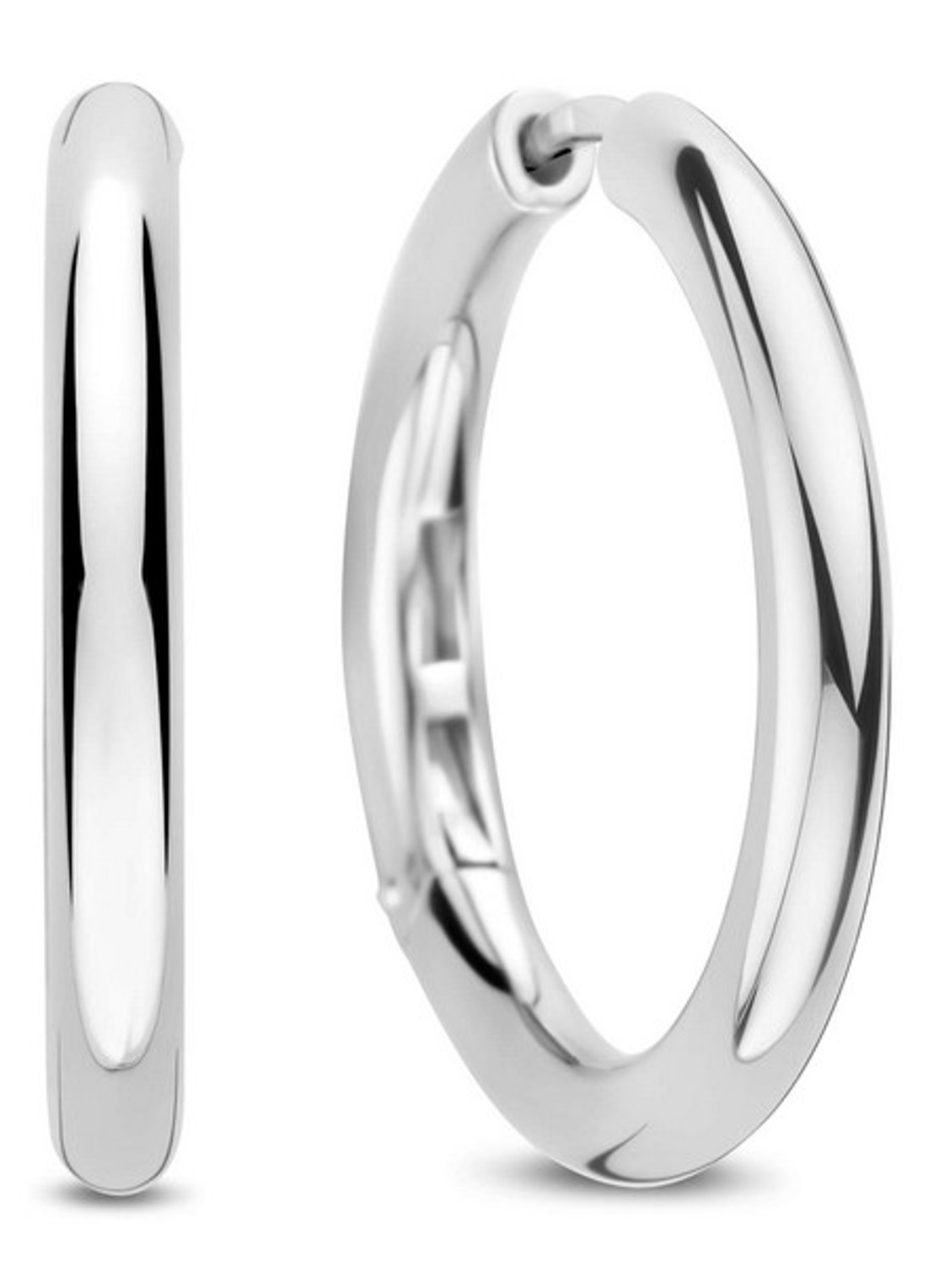 TI SENTO - Milano Oorringen van zilver 78120SI - voorkant zilver
