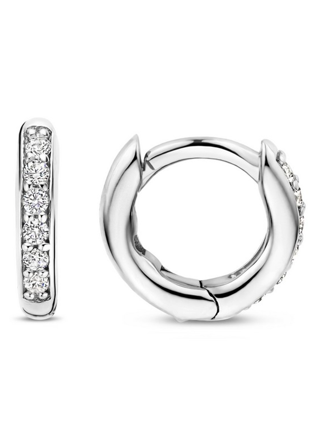 TI SENTO - Milano Oorringen van zilver 7954ZI - detail zilver