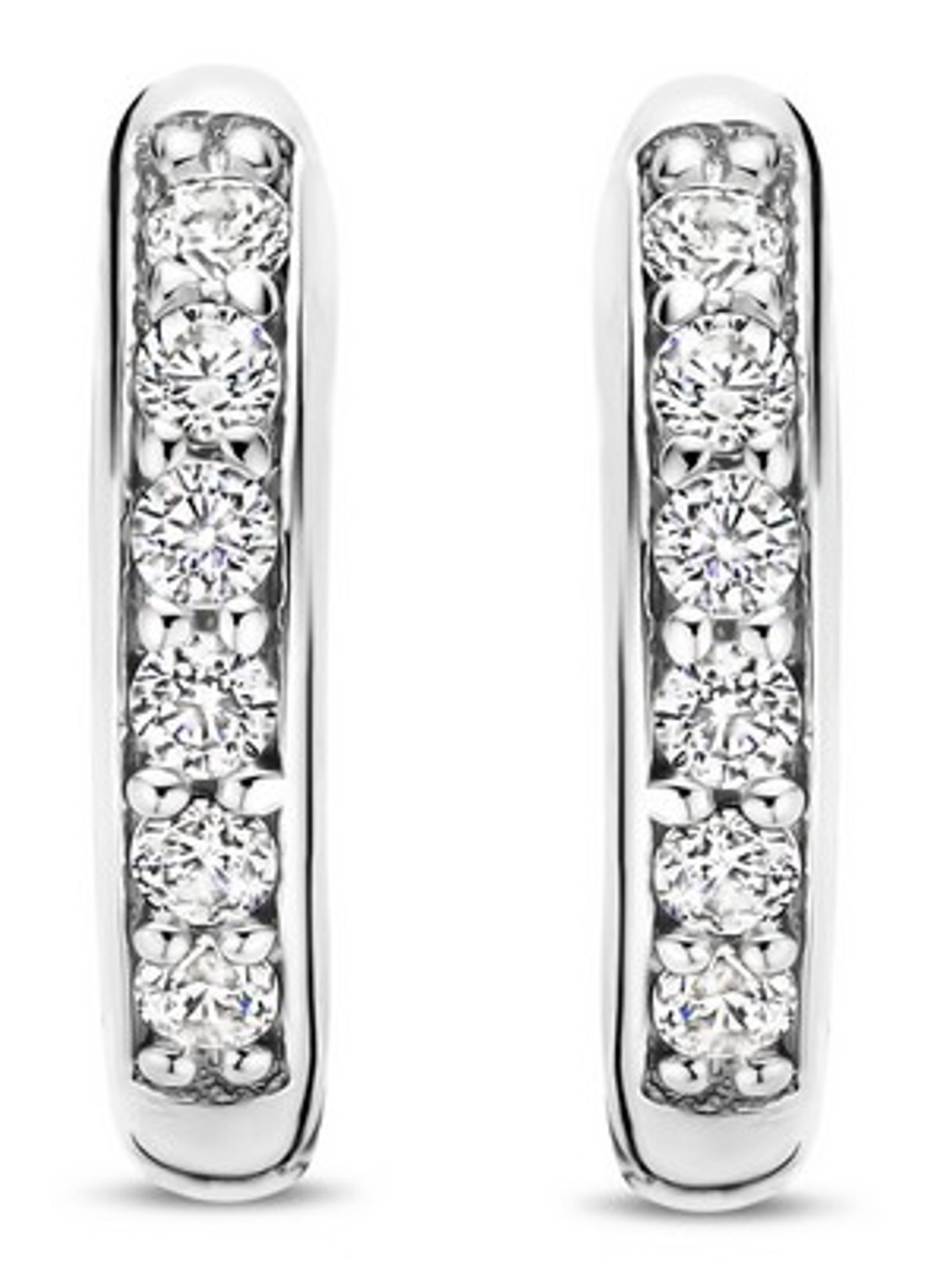TI SENTO - Milano Oorringen van zilver 7954ZI - voorkant 3 zilver