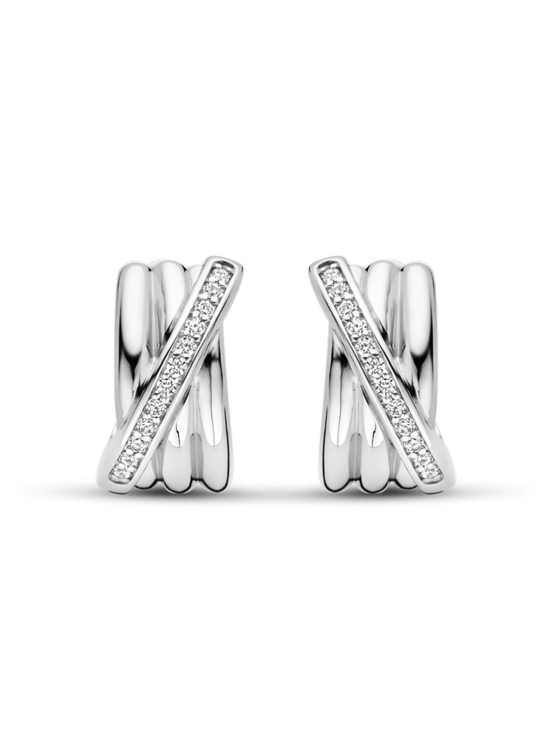 TI SENTO - Milano Oorringen van zilver 7960ZI - detail 2 zilver