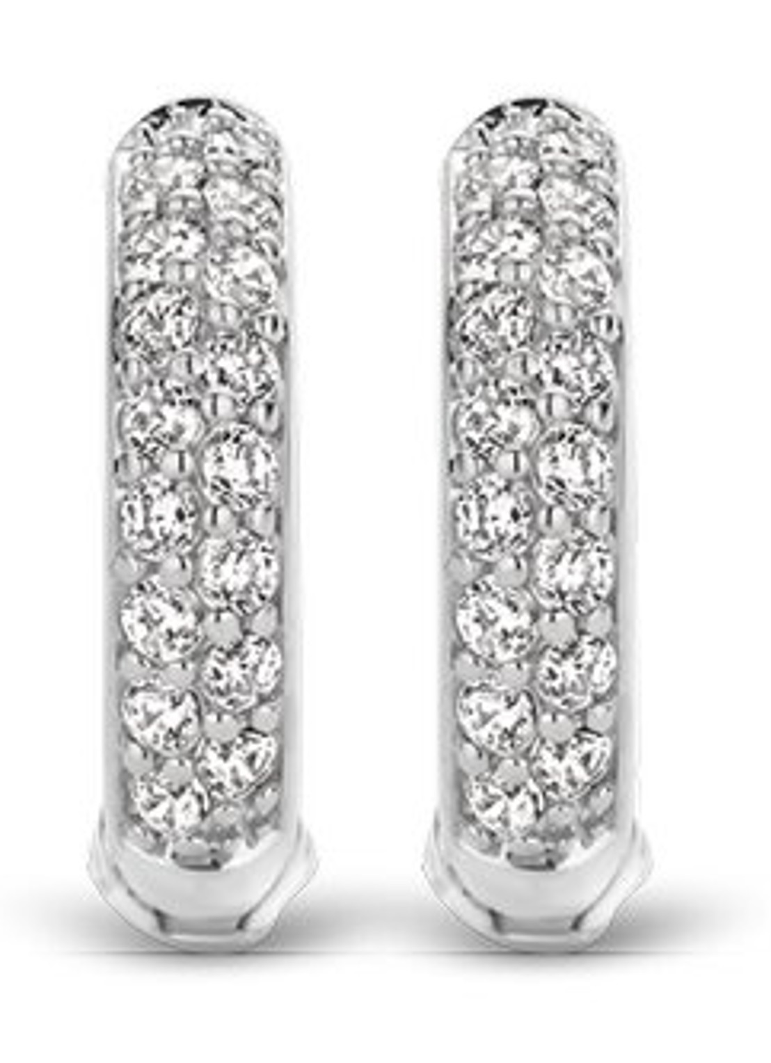 TI SENTO - Milano Oorringen van zilver met zirkonia 7210ZI - detail 3 zilver