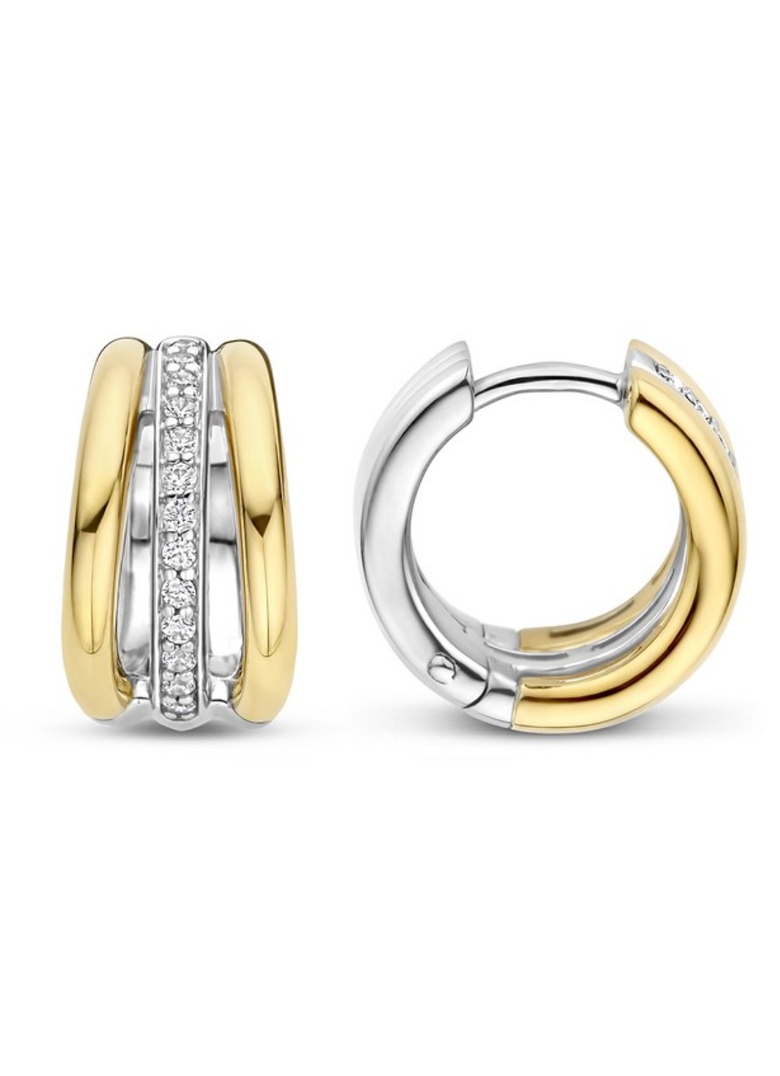 TI SENTO - Milano Oorringen verguld 78010ZY - detail 2 goud