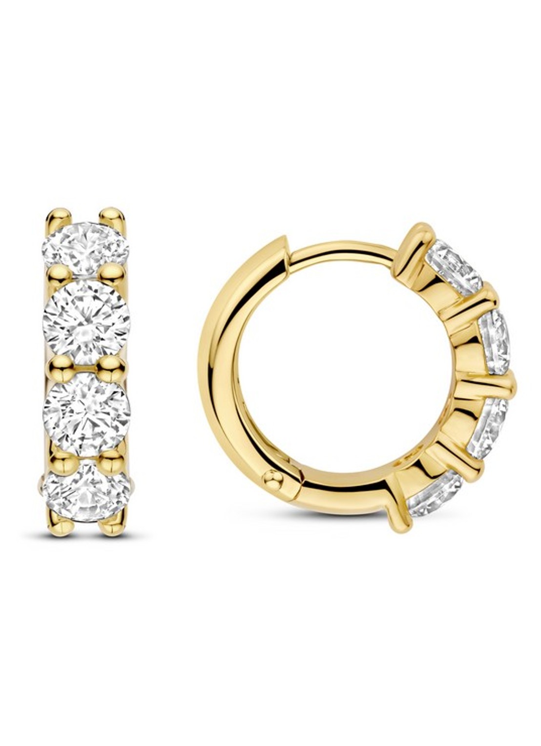 TI SENTO - Milano Oorringen verguld 78023ZY - detail 2 goud