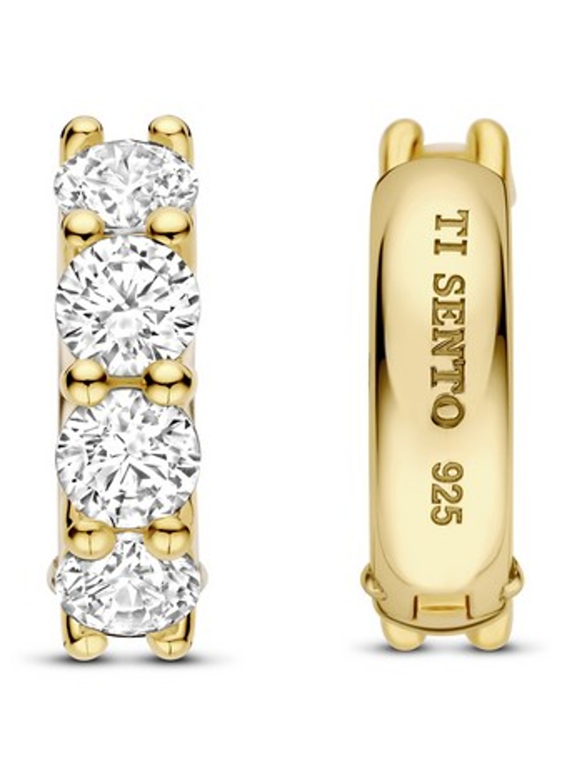 TI SENTO - Milano Oorringen verguld 78023ZY - detail 3 goud