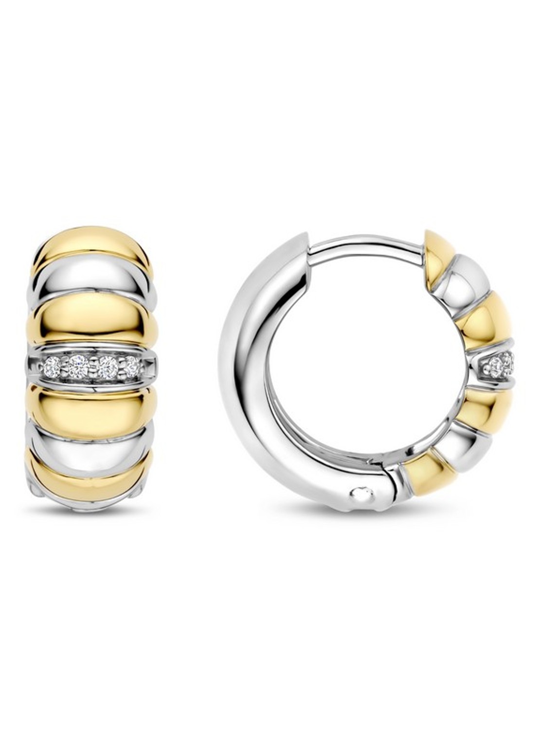 TI SENTO - Milano Oorringen verguld 78024ZY - detail 2 goud