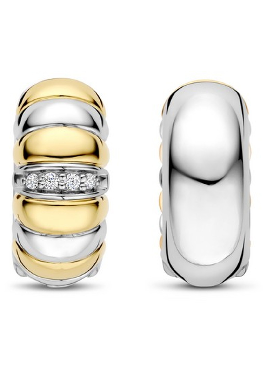 TI SENTO - Milano Oorringen verguld 78024ZY - detail 3 goud
