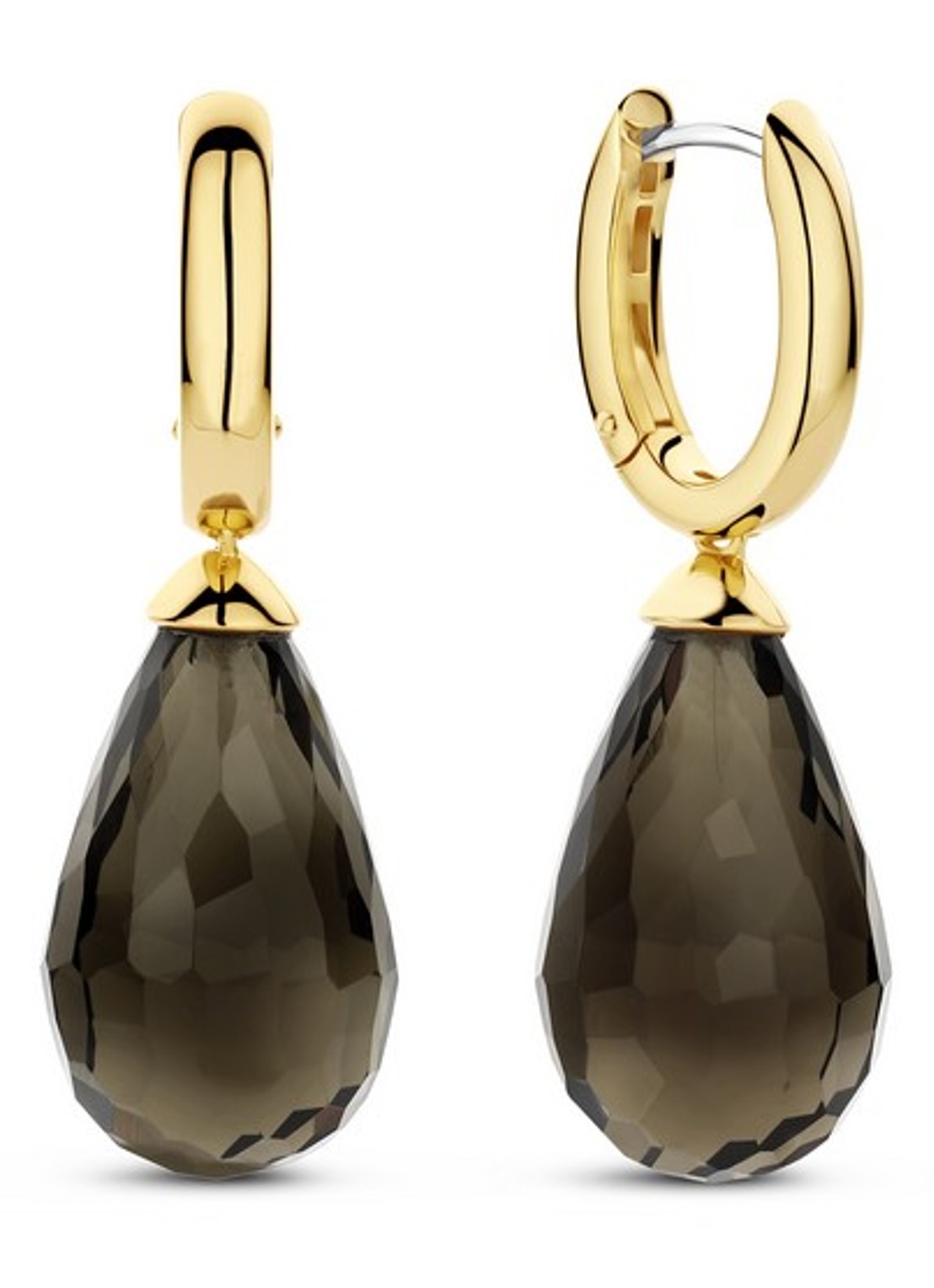 TI SENTO - Milano Oorringen verguld 78037KA - voorkant goud
