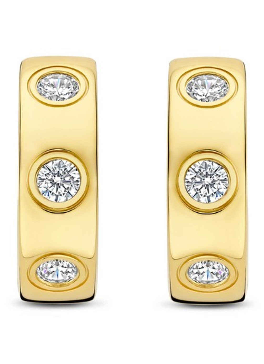 TI SENTO - Milano Oorringen verguld 78046ZY - detail goud