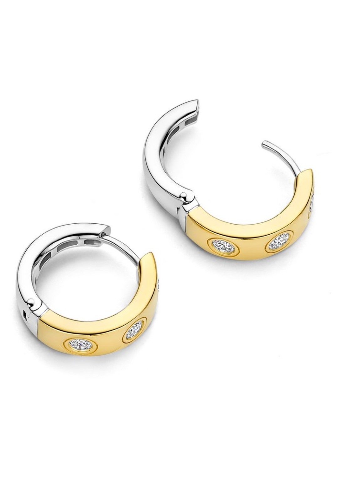 TI SENTO - Milano Oorringen verguld 78046ZY - detail 2 goud