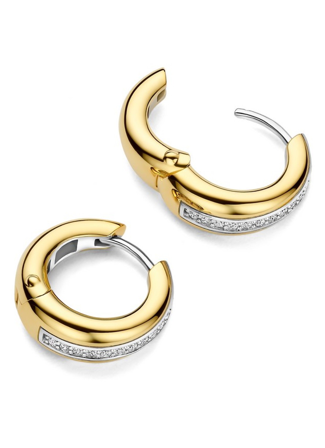 TI SENTO - Milano Oorringen verguld 78049ZY - detail 2 goud