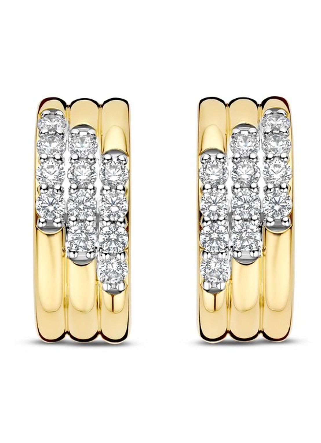 TI SENTO - Milano Oorringen verguld 78053ZY - detail goud