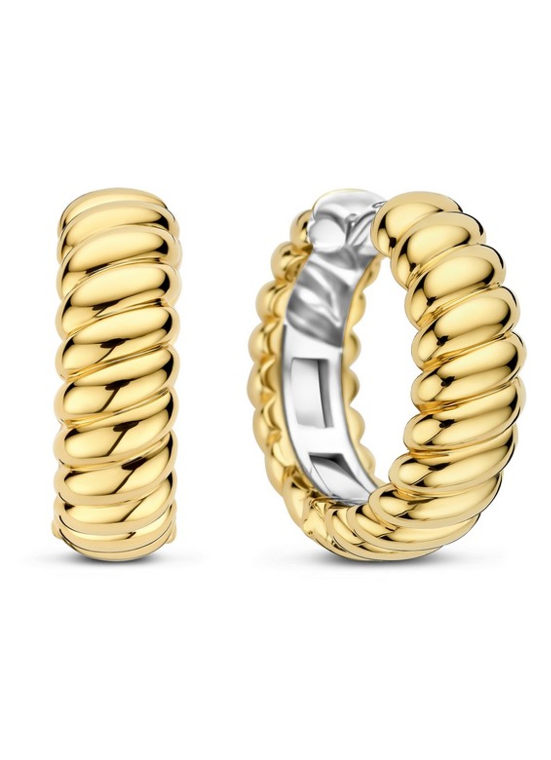TI SENTO - Milano Oorringen verguld 78066SY - voorkant goud