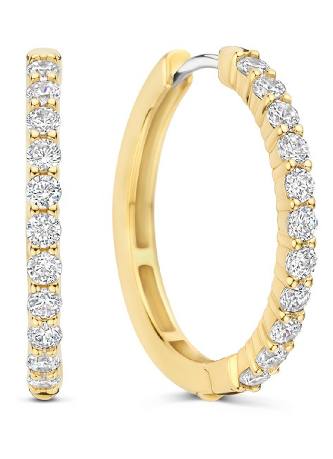 TI SENTO - Milano Oorringen verguld 78077ZY - voorkant 4 goud