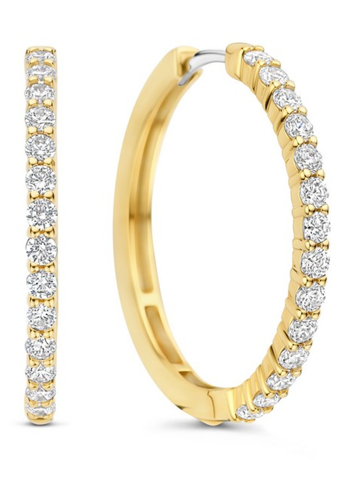 TI SENTO - Milano Oorringen verguld 78078ZY - voorkant 4 goud