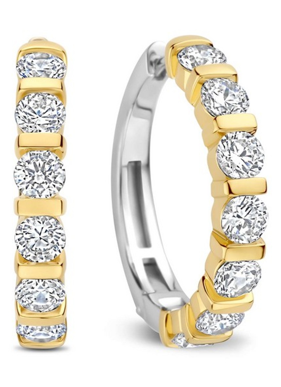 TI SENTO - Milano Oorringen verguld 78084ZY - voorkant 4 goud