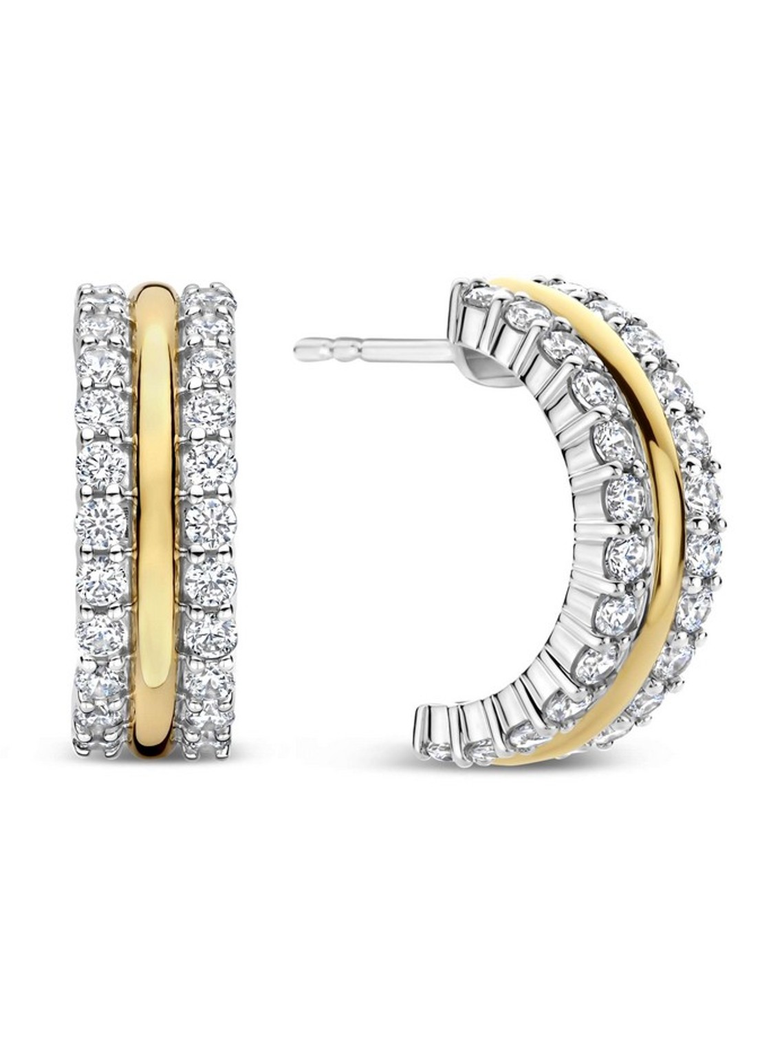 TI SENTO - Milano Oorringen verguld 78101ZY - voorkant 3 goud