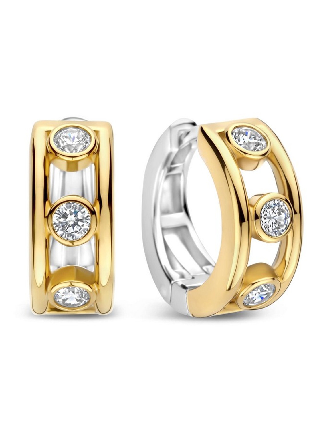 TI SENTO - Milano Oorringen verguld 78111ZY - voorkant goud