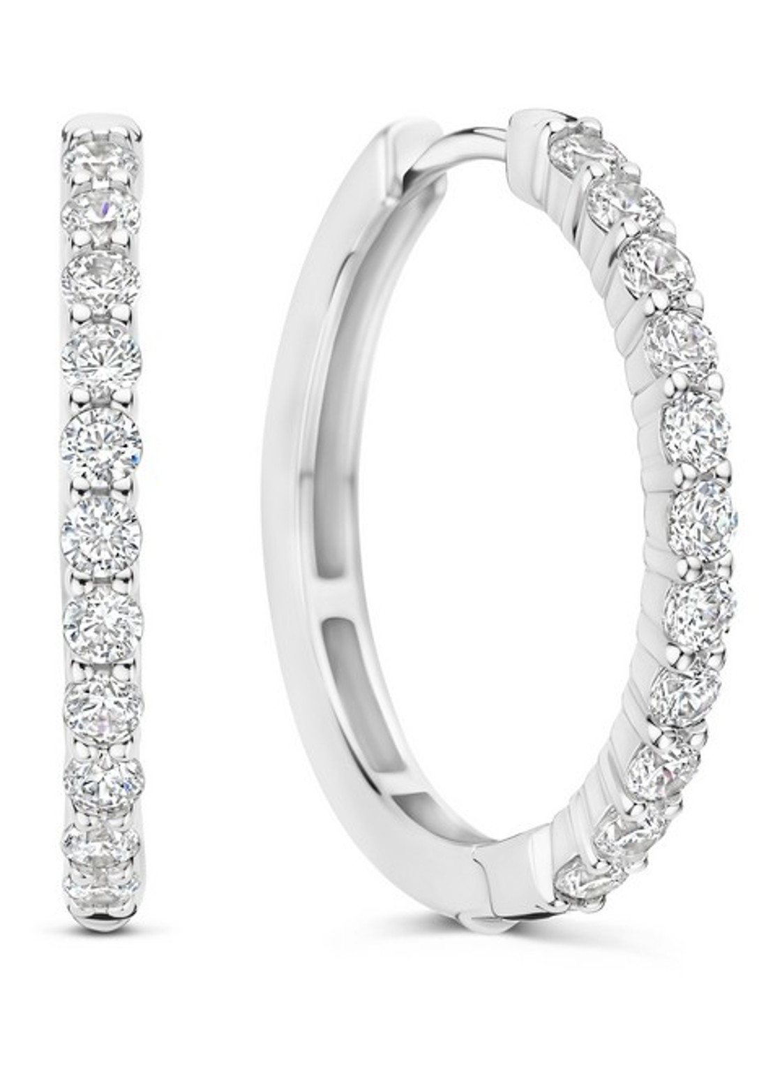 TI SENTO - Milano Oorstekers van zilver 78077ZI - voorkant zilver
