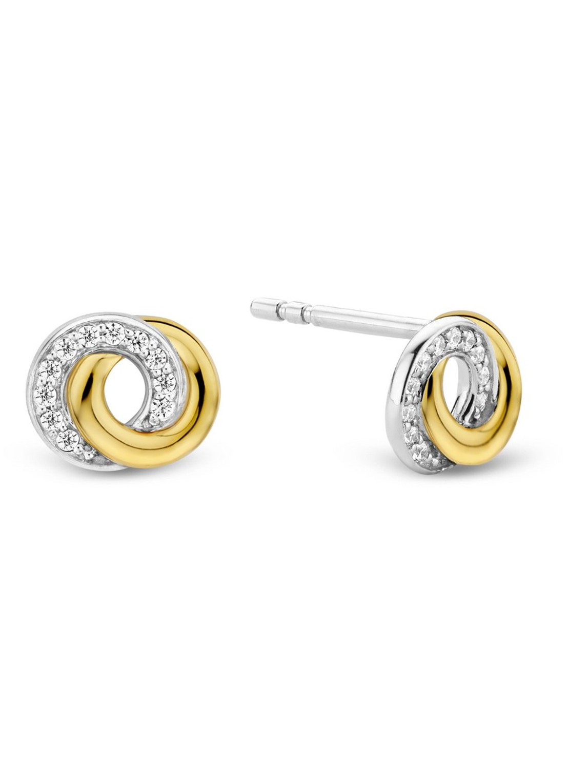 TI SENTO - Milano Oorstekers verguld 7784ZY - voorkant 3 goud