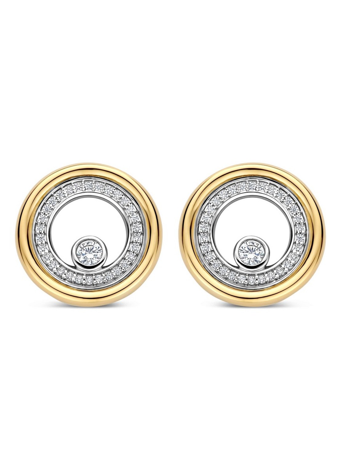 TI SENTO - Milano Oorstekers verguld 78113ZY - detail zilver