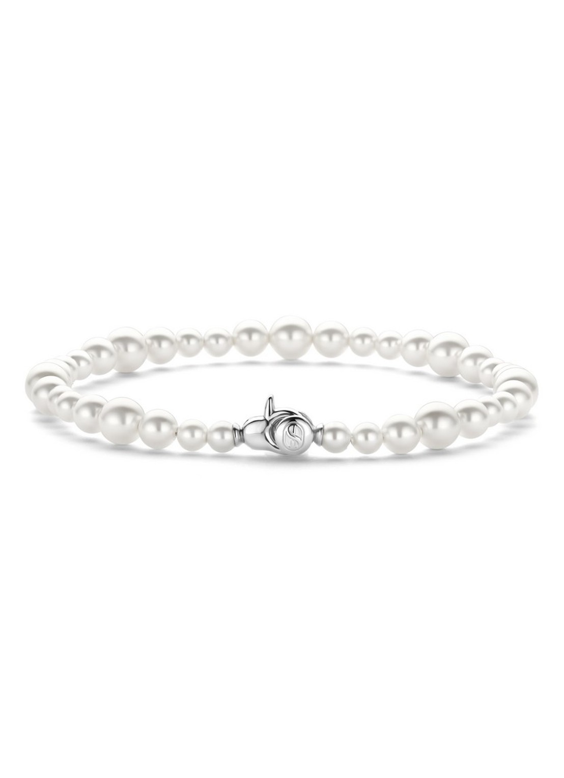 TI SENTO - Milano  Parelarmband van zilver 23074PW - voorkant 3 parelmoer