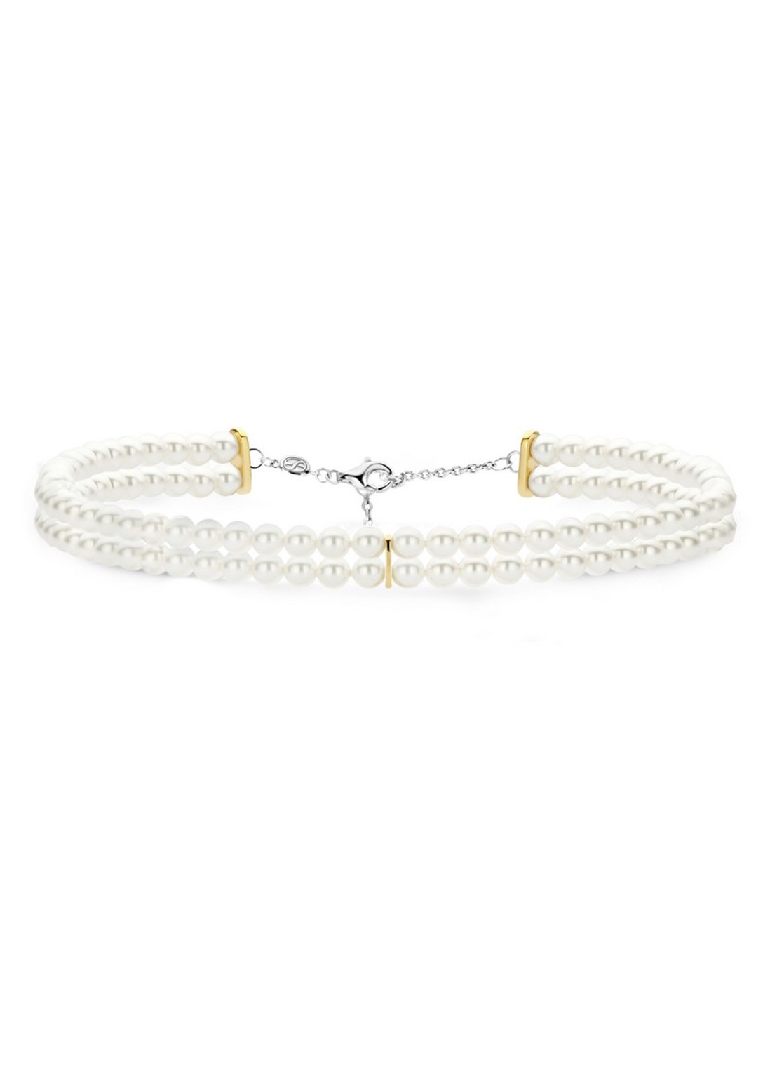 TI SENTO - Milano Parelketting 34098YP - voorkant parelmoer