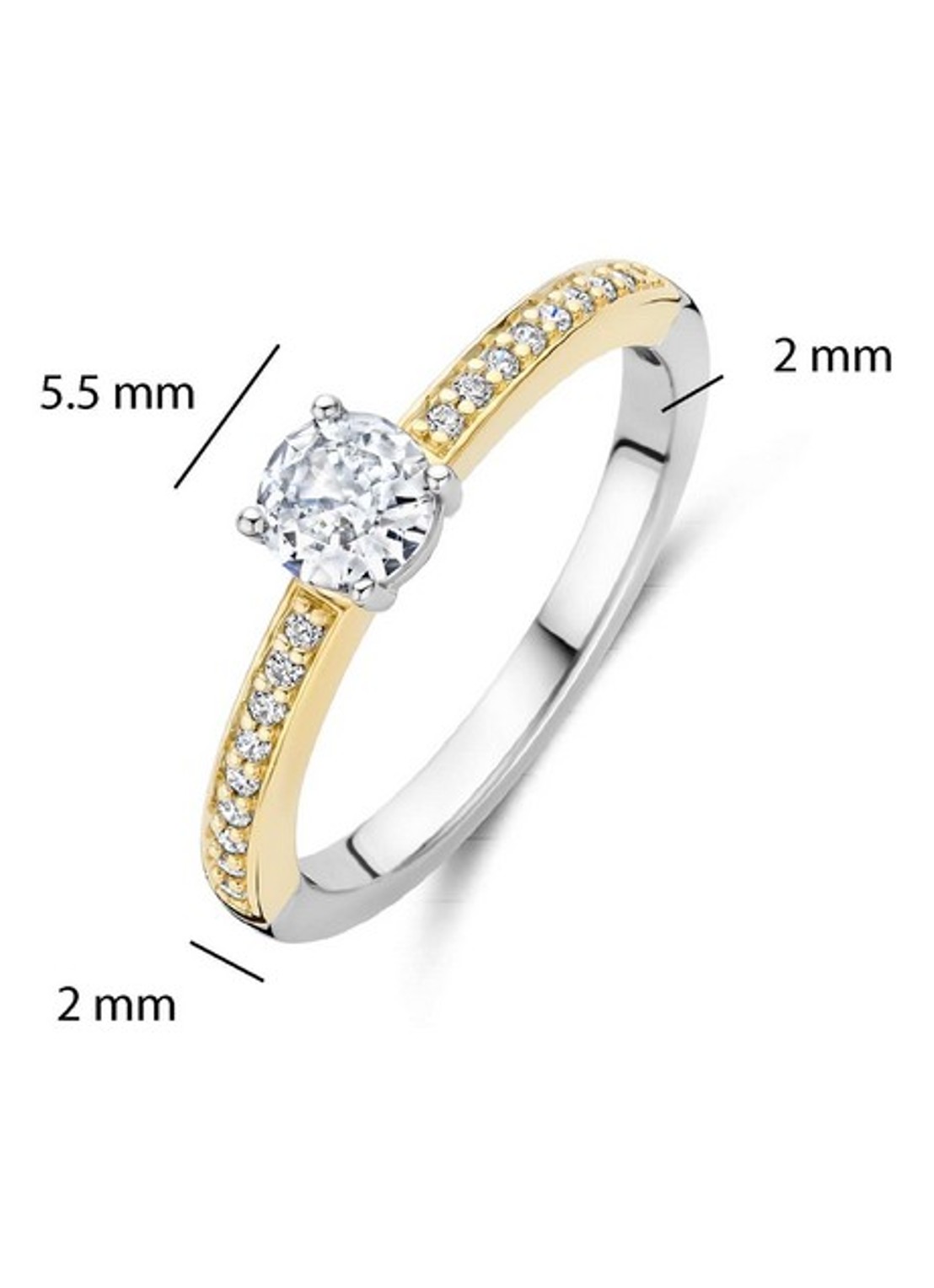TI SENTO - Milano Ring 12109ZY - detail 5 zilver