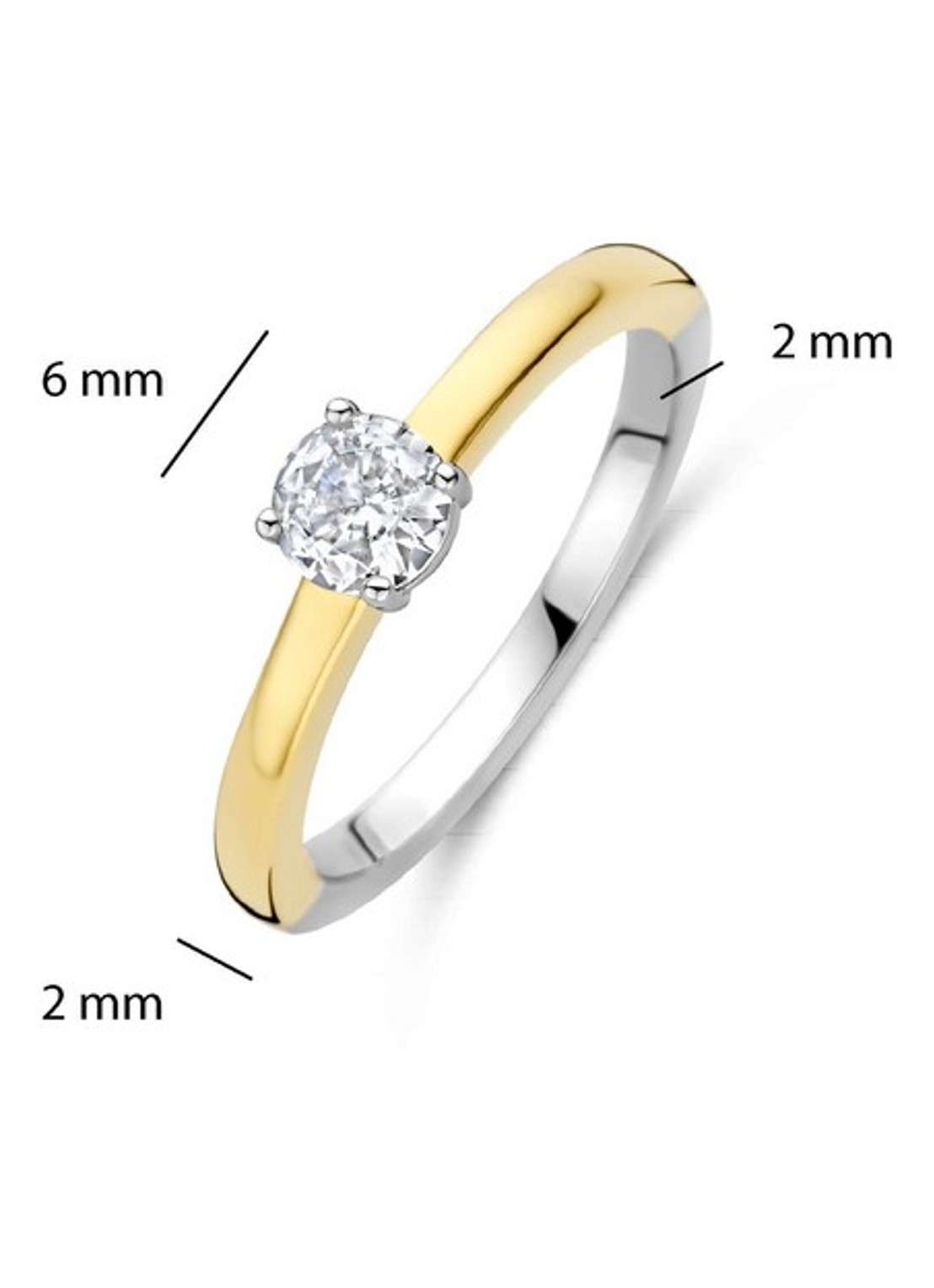 TI SENTO - Milano Ring 12110ZY - detail 3 goud