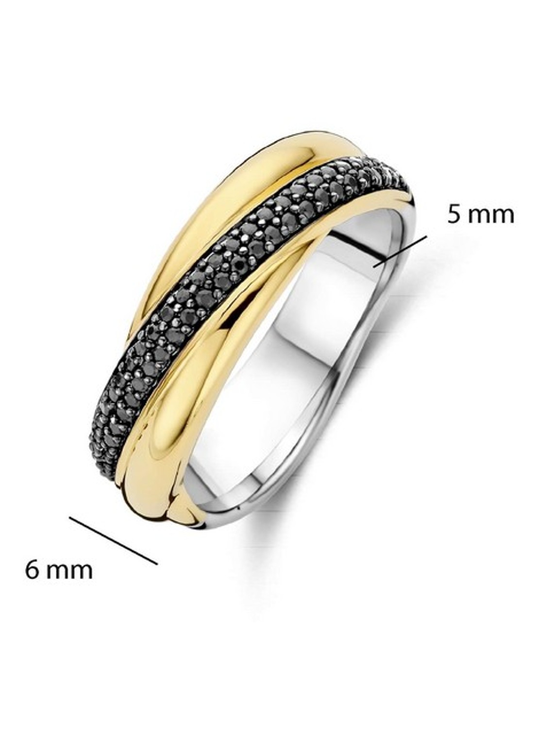 TI SENTO - Milano Ring 12343BY - detail 5 goud