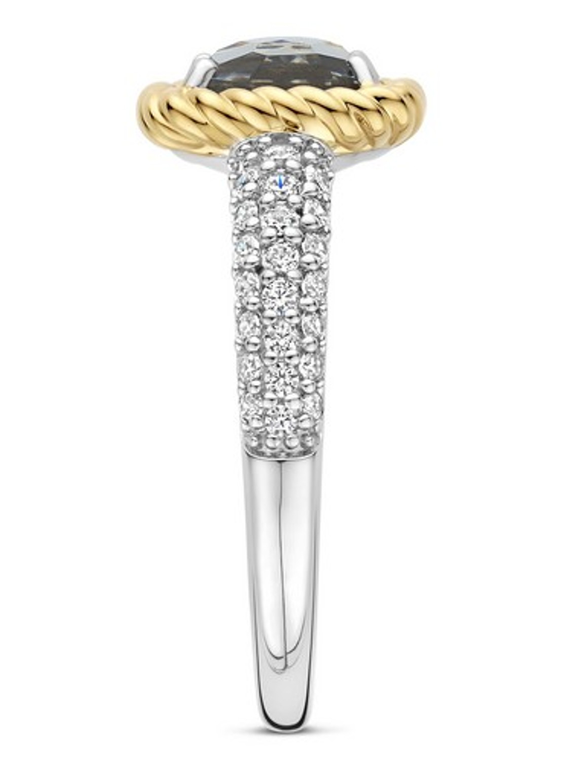 TI SENTO - Milano Ring 12399GG - detail 4 zilver