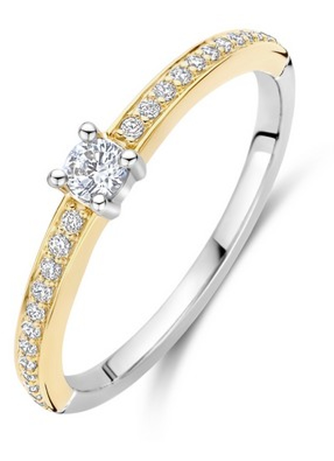 TI SENTO - Milano Ring 12400ZY - voorkant goud
