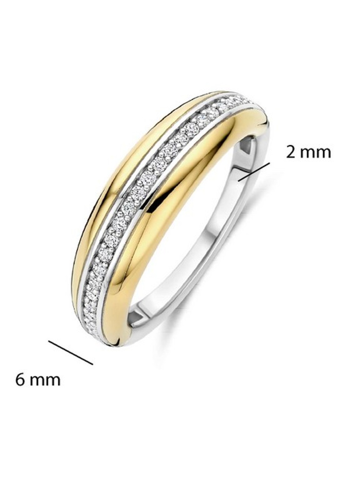 TI SENTO - Milano Ring 12406ZY - detail 3 goud