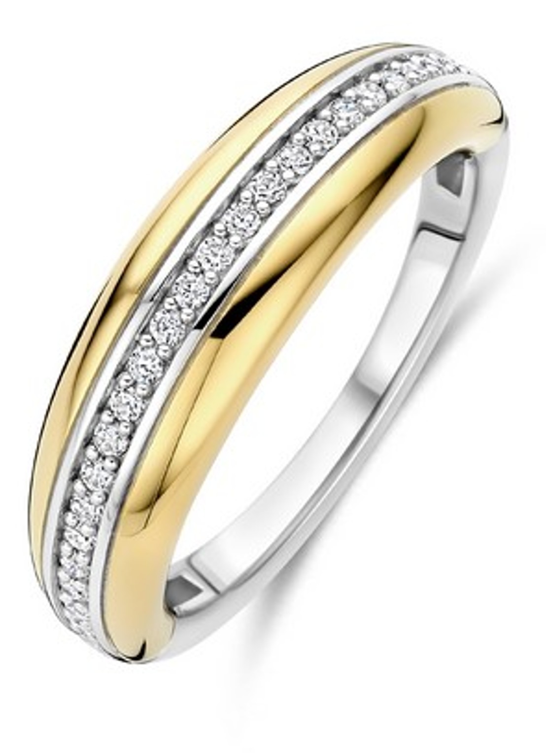 TI SENTO - Milano Ring 12406ZY - voorkant 4 goud
