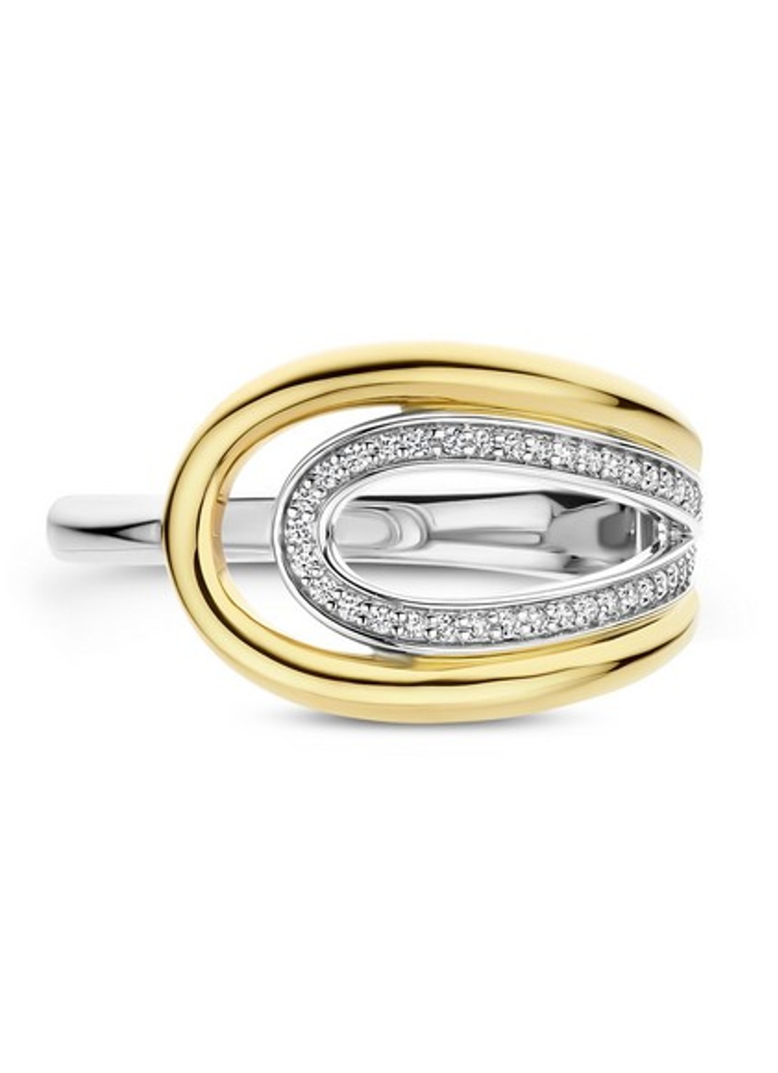 TI SENTO - Milano Ring 12408ZY - detail 2 goud