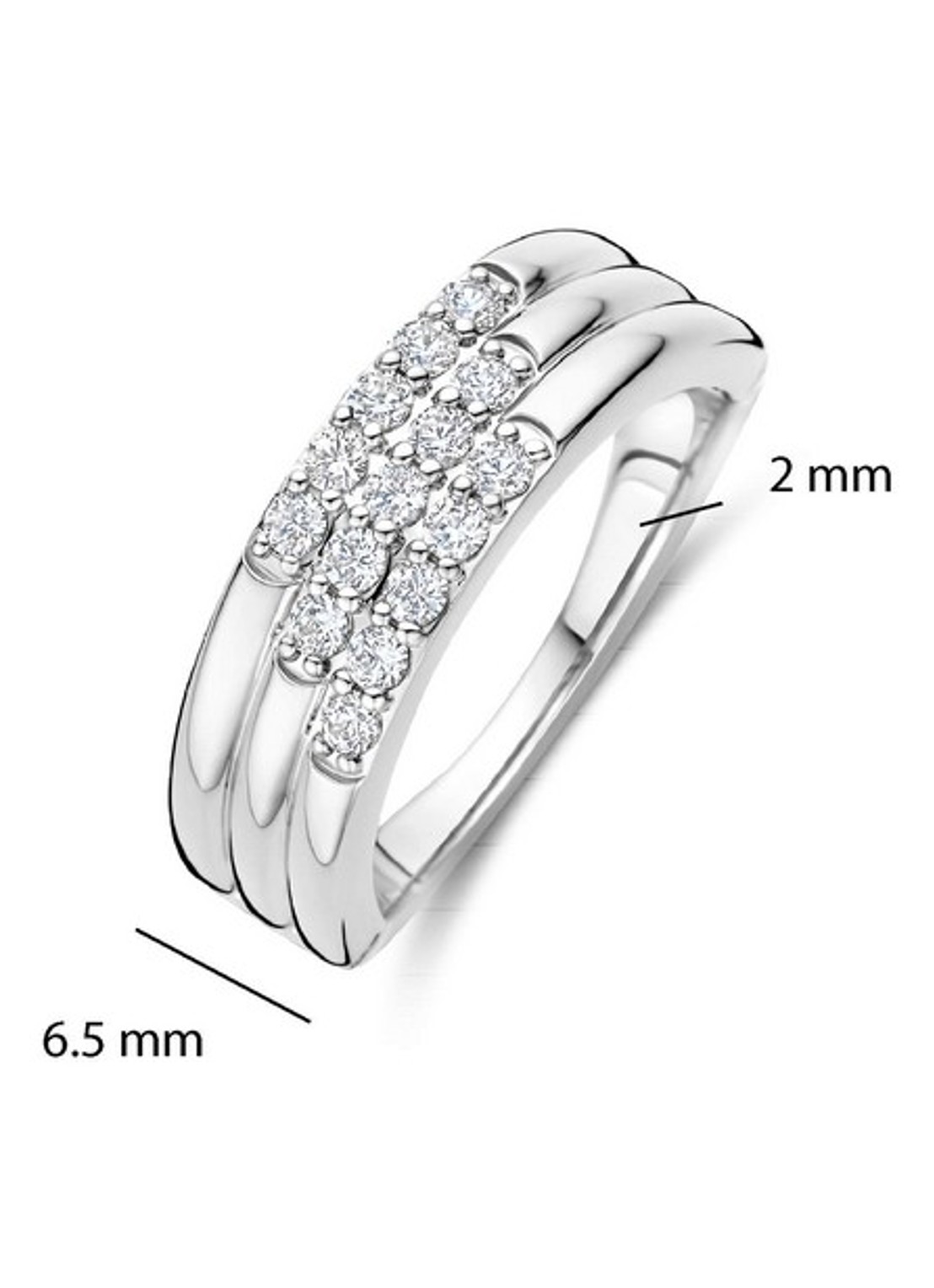 TI SENTO - Milano Ring 12411ZI - detail 3 zilver