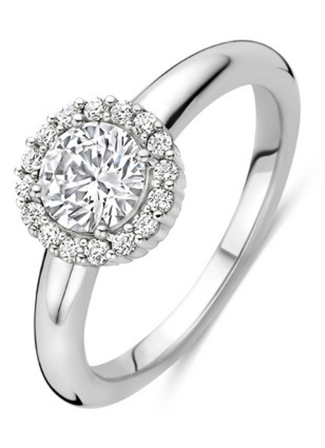 TI SENTO - Milano Ring 12416ZI - voorkant zilver